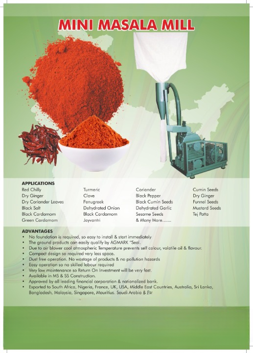Spice Grinding Machine for small business